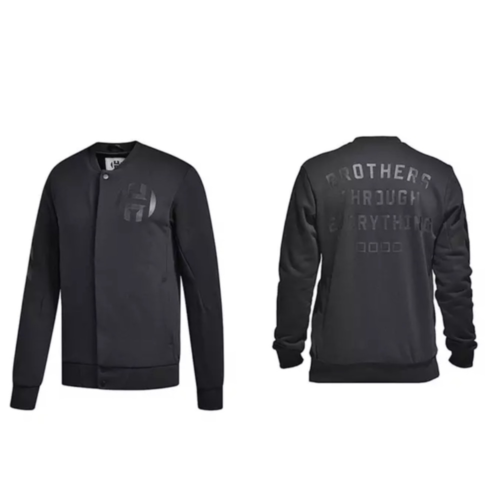 Adidas James Harden varsity jacket black size large
